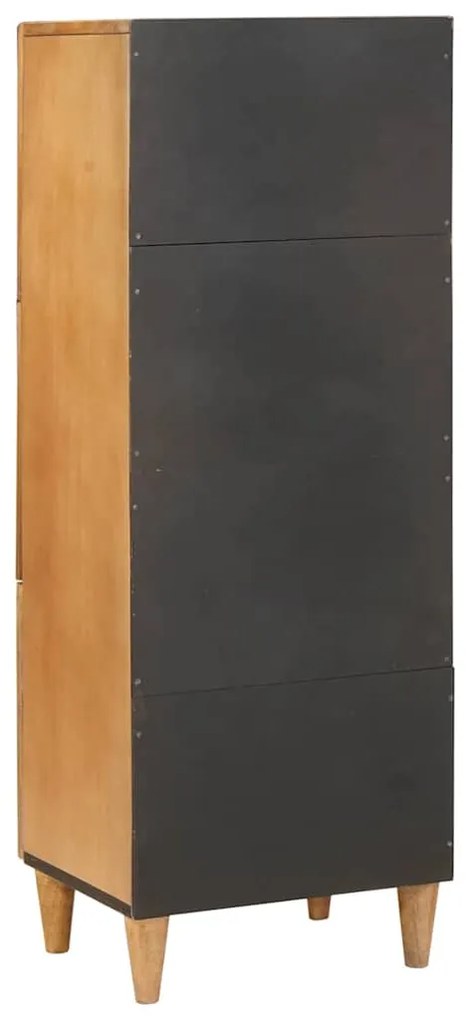 vidaXL Highboard Ανοιχτό καφέ 40 x 33 x 110 εκ Μασίφ ξύλο μάνγκο