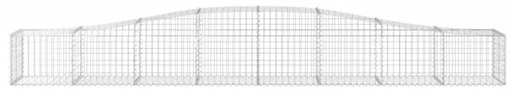 vidaXL Συρματοκιβώτια Τοξωτά 10 τεμ. 400x50x40/60 εκ. Γαλβαν. Ατσάλι