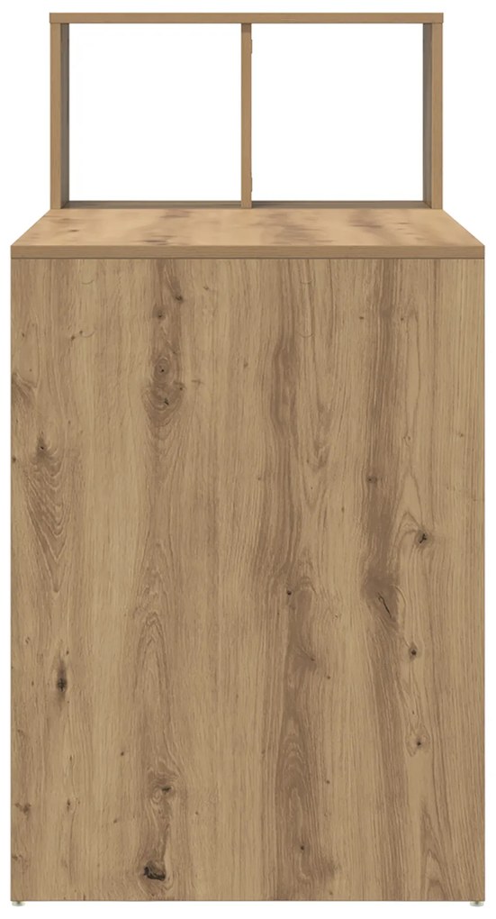 vidaXL Γραφείο Συγγραφής Artisan Oak Μοριοσανίδα Μεσαίο