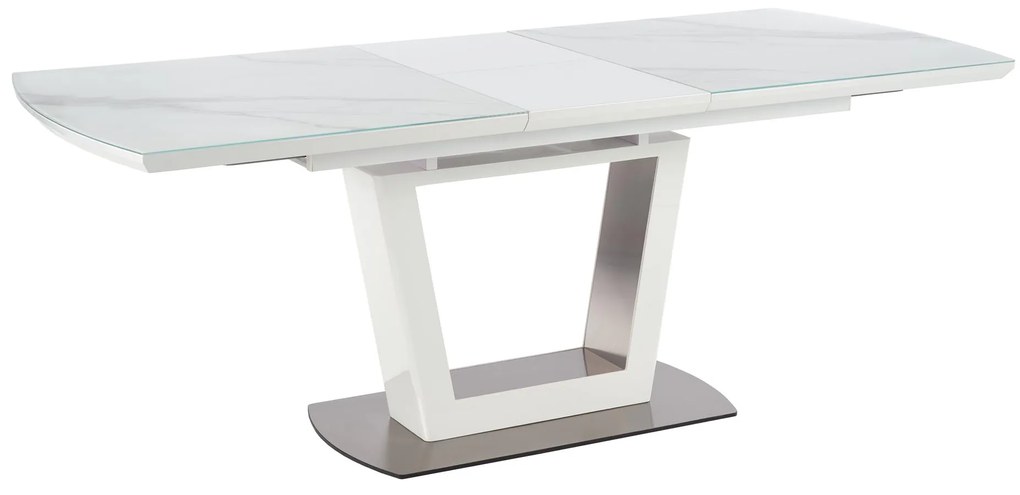 BLANCO extension table, color: white marble - white DIOMMI V-CH-BLANCO-ST