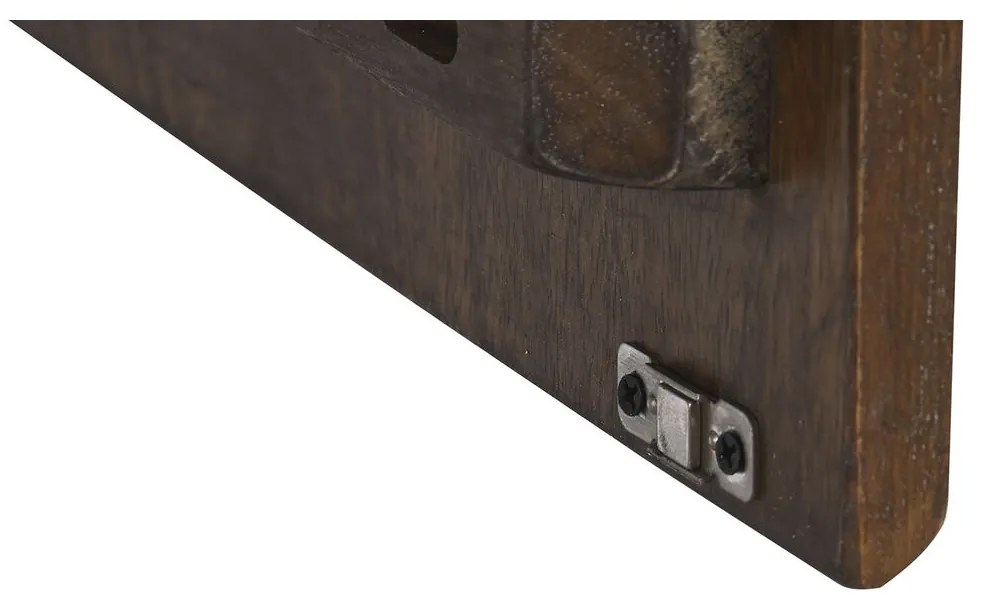 Σκευοθήκη DKD Home Decor Λευκό Σκούρο καφέ Ξύλο από Μάνγκο 150 x 40 x 80 cm