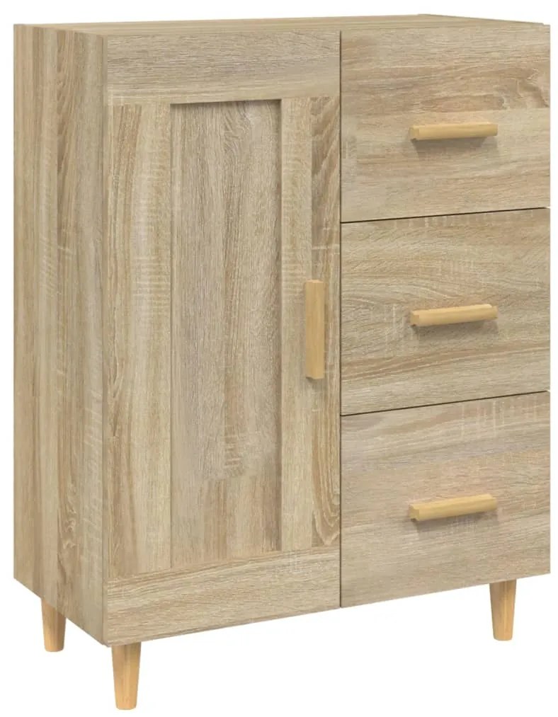 vidaXL Ντουλάπι Sonoma Δρυς 69,5 x 34 x 90 εκ. από Επεξεργασμένο Ξύλο