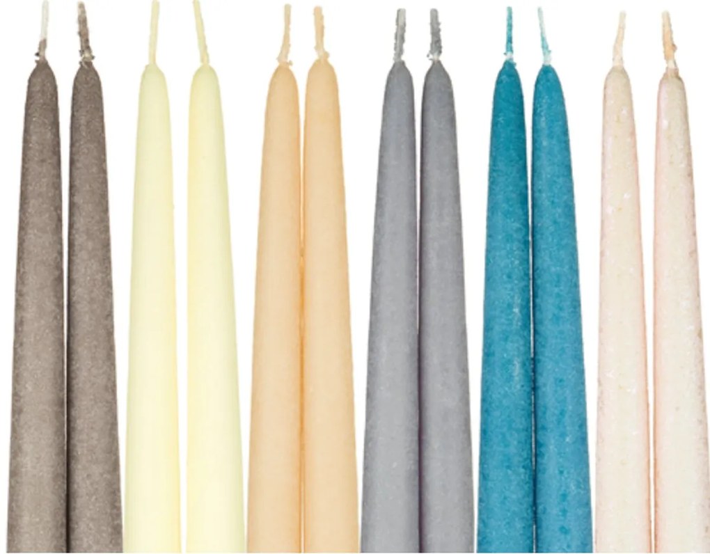 Taper Candle Eladro 30cm σετ 2 τεμαχίων Velvet - Luz your senses 305.54-54