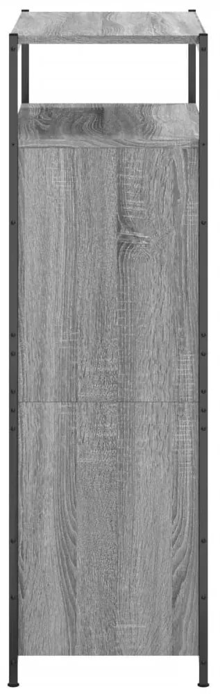 Παπουτσοθήκη Γκρι Sonoma 75x34x112 εκ. από Επεξεργασμένο Ξύλο - Γκρι