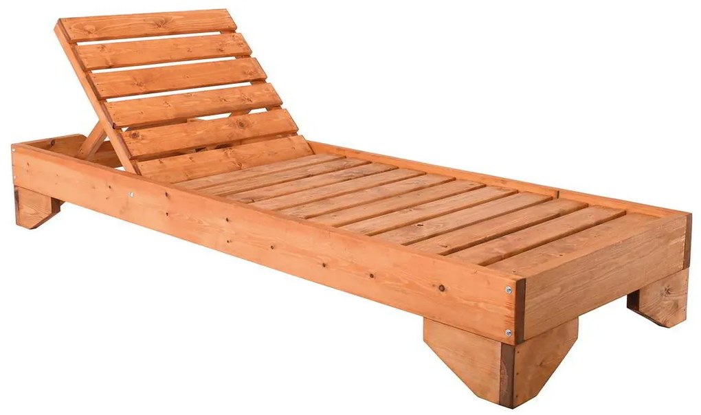 VERANO Ξαπλώστρα (A) Καρυδί Pine (πεύκο)