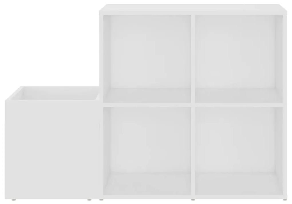 vidaXL Παπουτσοθήκη Χολ Λευκή 105 x 35,5 x 70 εκ. από Μοριοσανίδα