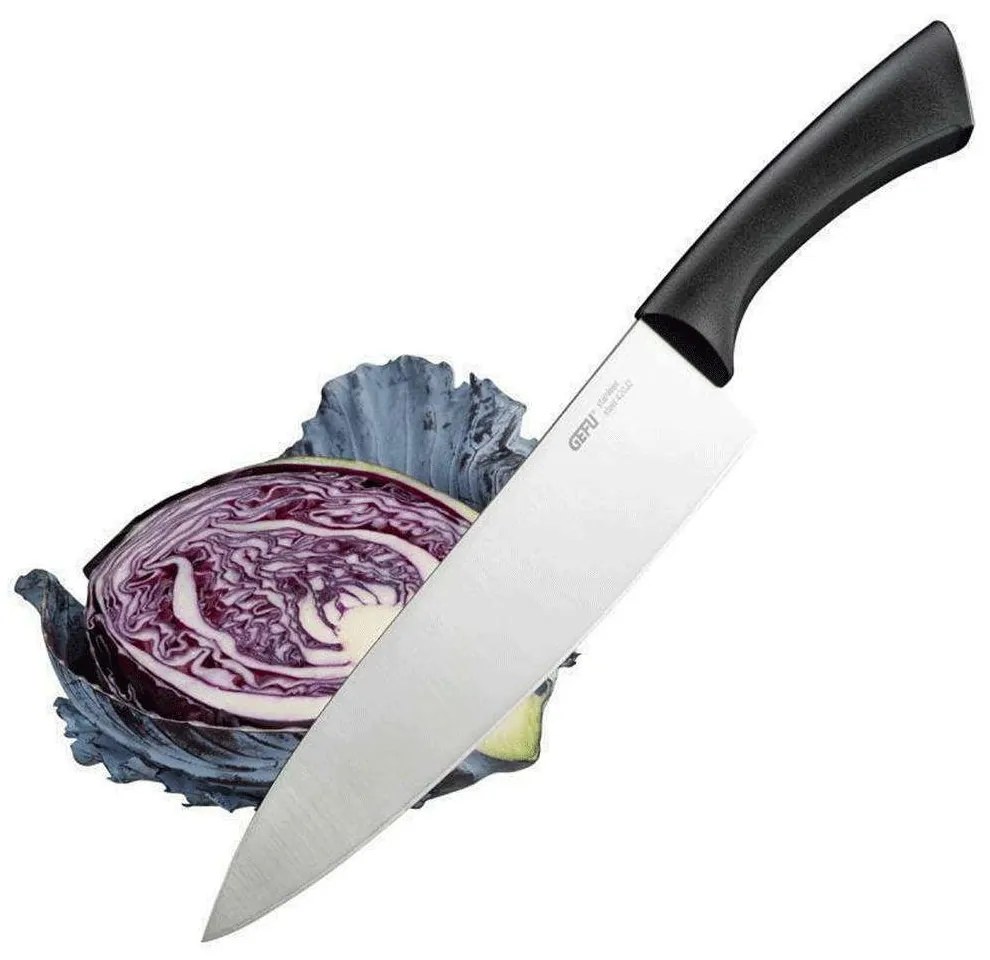 Μαχαίρι Chef Senso GEFU-13870 33,7x4,8x2,4cm Black Gefu Steel,Plastic