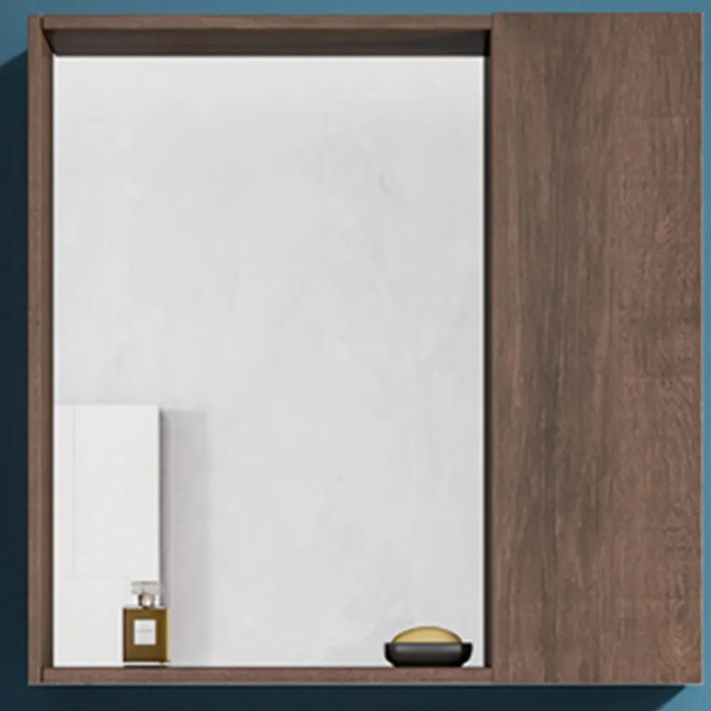Καθρέφτης Diana 3MDIA050BR-1 50×70cm Brown Ξύλο,Γυαλί
