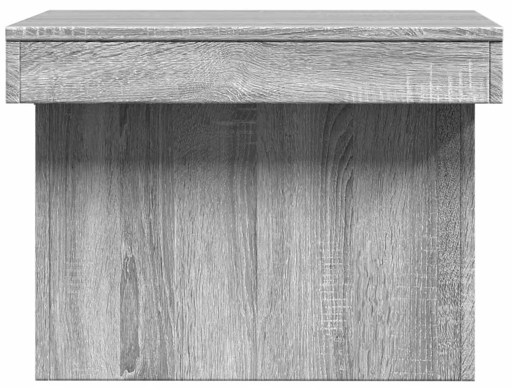 vidaXL Τραπεζάκι Σαλονιού Γκρι Sonoma 80x55x40 εκ. Επεξεργασμένο Ξύλο