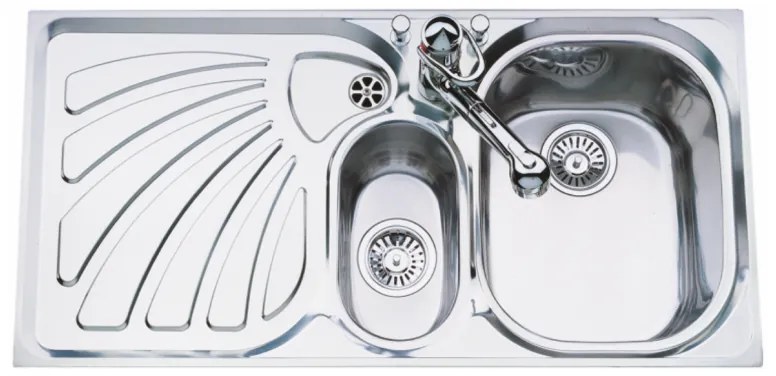 Macart  Suter SL-100 Ένθετος Ανοξείδωτος Nεροχύτης Aνάγλυφης Eπιφάνειας Ποδιά Δεξιά