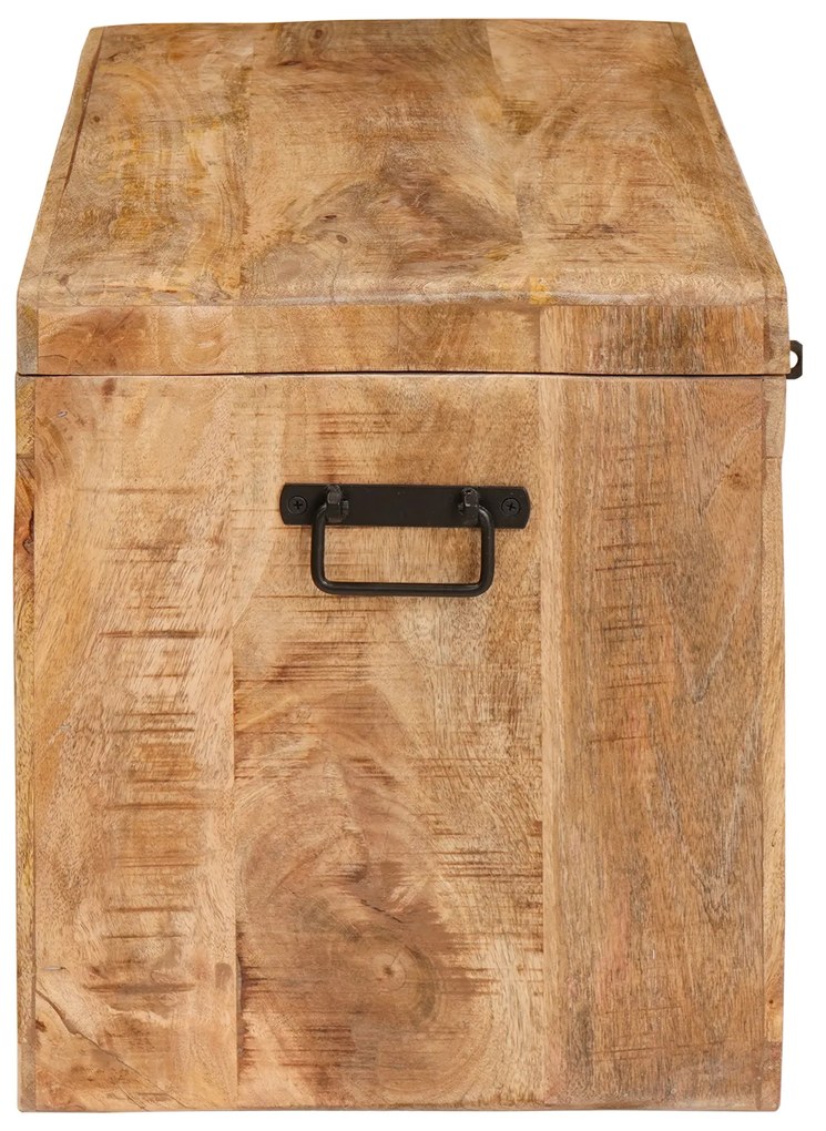 vidaXL Κουτί αποθήκευσης Καφέ 70 x 35 x 40 εκ. Μασίφ ξύλο μάνγκο