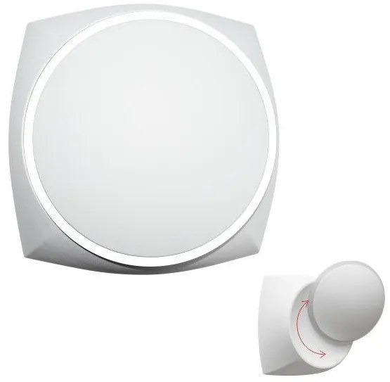 Απλίκα Φωτιστικό Τοίχου LED 6W 3000K IP20 14,5x14,5 Spotlight-5956-Λευκό 5956