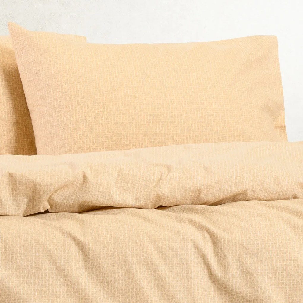 Ζεύγος Μαξιλαροθήκες Φανελένιες 53x72εκ. Owen Beige Winter Line Melinen 20005125