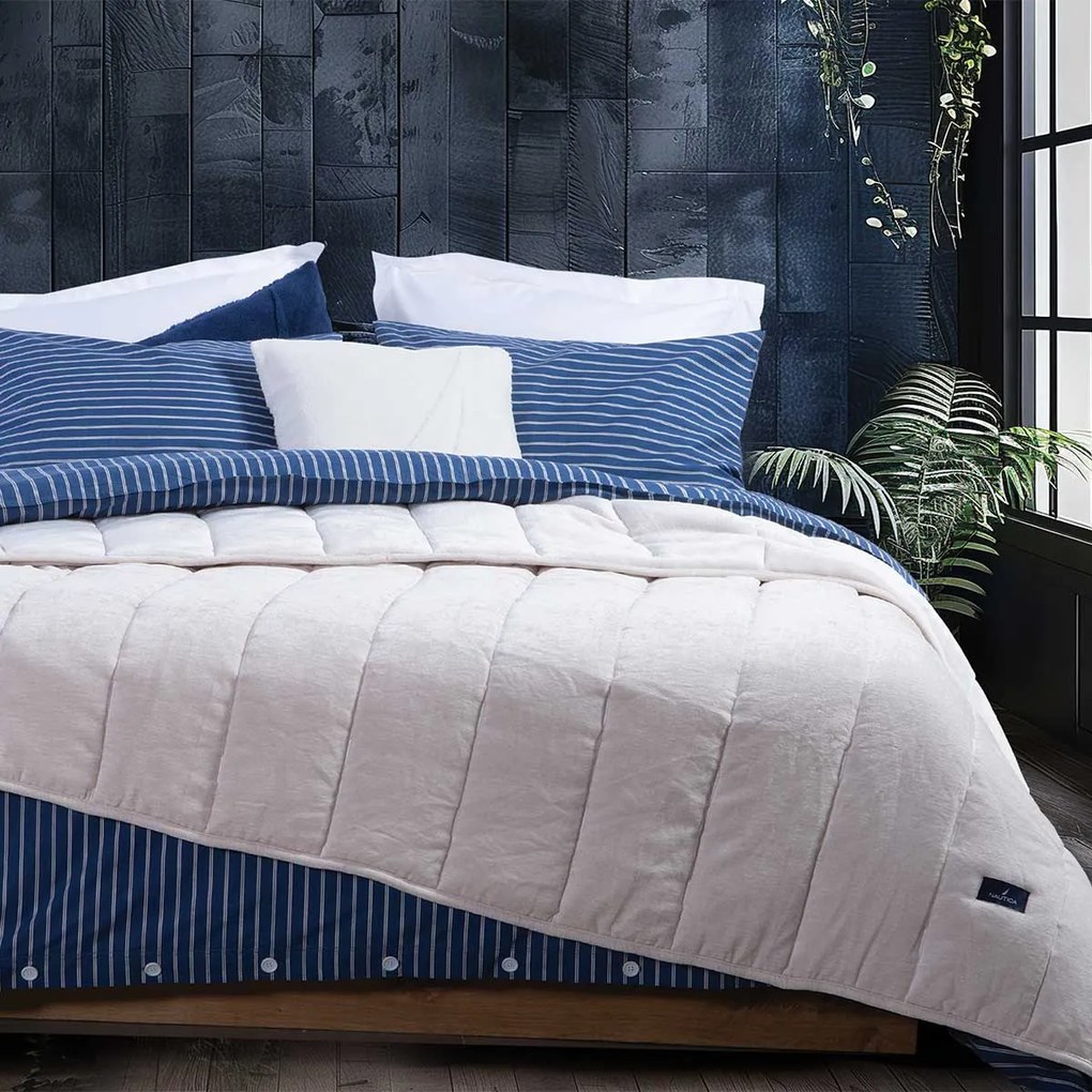 Κουβερτοπάπλωμα Υπέρδιπλο (220x240) Nautica By Nef-Nef Homeware Nau Coast Ecru