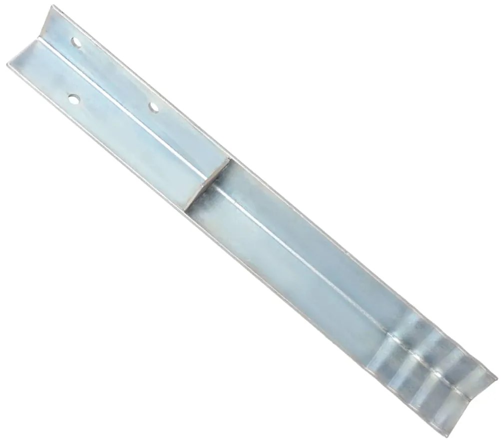 vidaXL Στηρίγματα Εδάφους Σχήματος Γ 12 τεμ. 5x5x50 εκ. Γαλβ. Χάλυβας