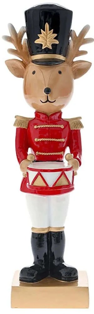 Διακοσμητικός Καρυοθραύστης Τάρανδος 82785 11x10x35cm Multi