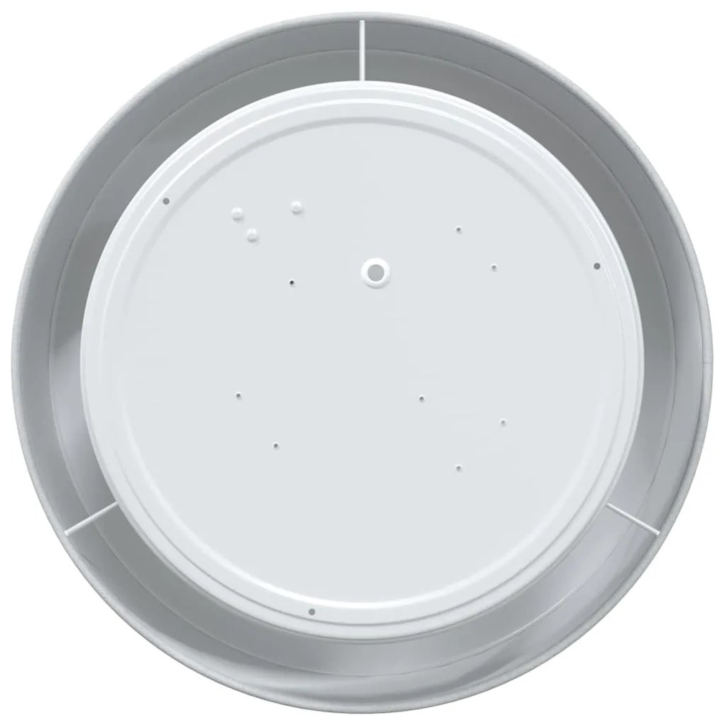 vidaXL Λάμπα Οροφής Γκρι 30 x 13.5 εκ. ύφασμα