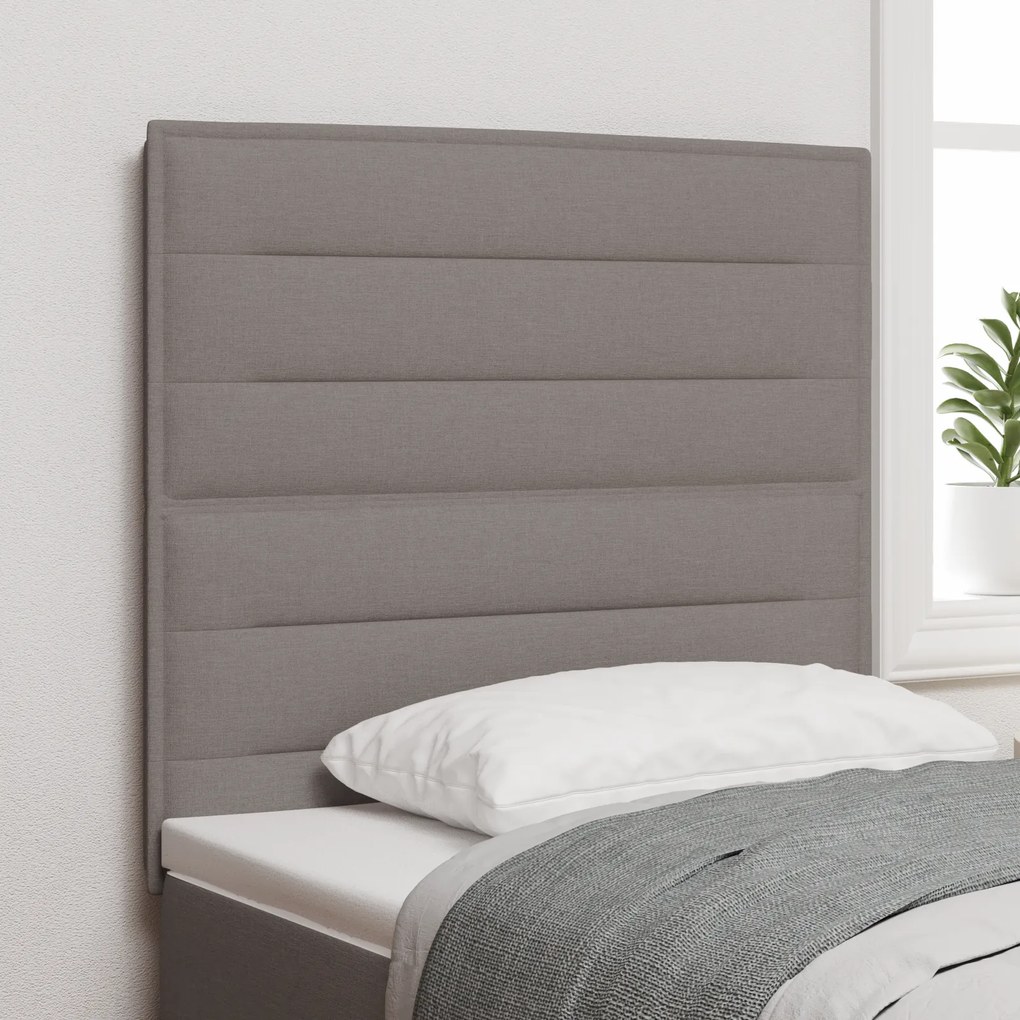vidaXL Κεφαλάρι Ρυθμιζόμενο Ύψος με κεφαλάρι Taupe 100 cm ύφασμα