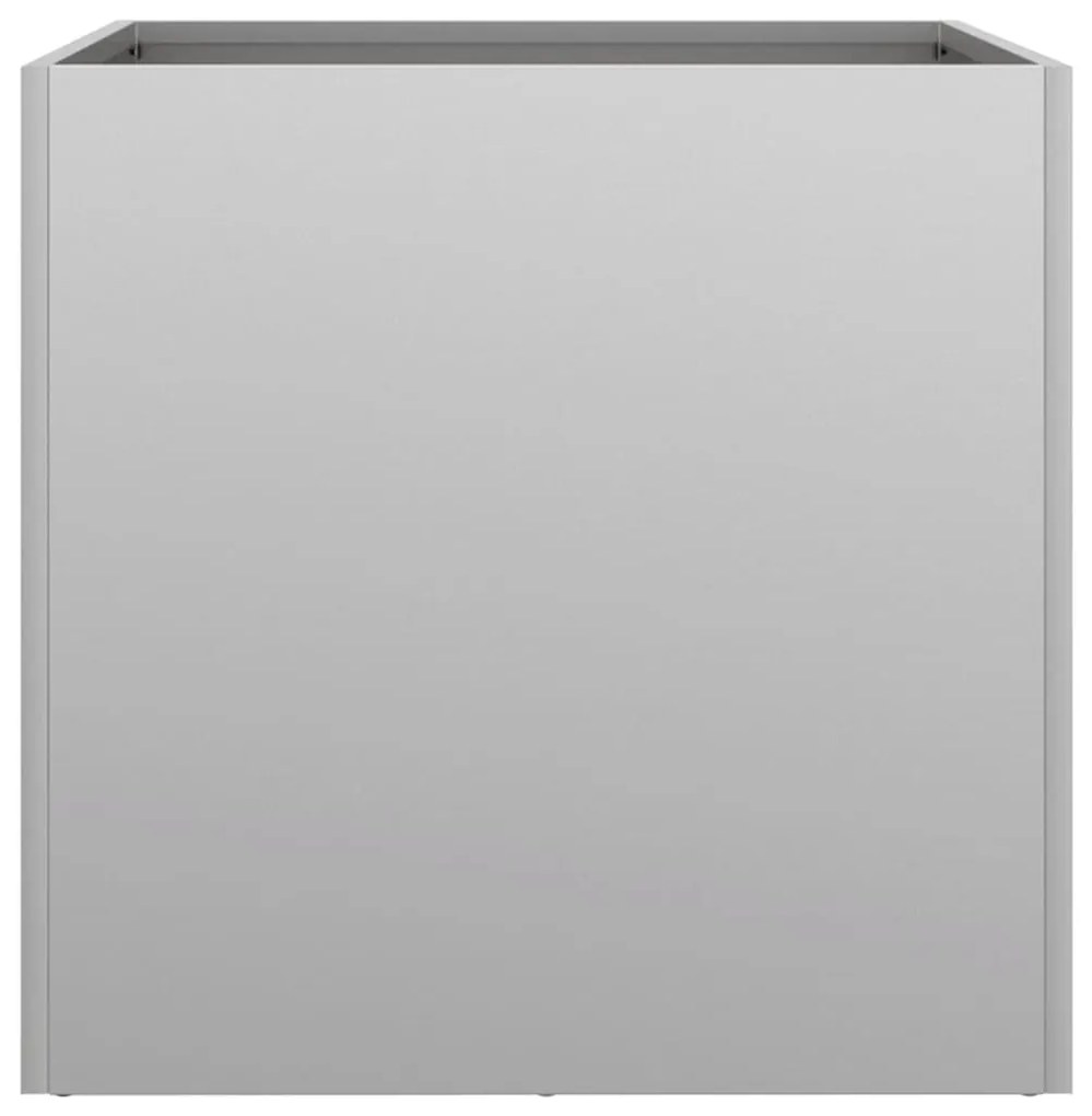 vidaXL Ζαρντινιέρες 2 τεμ. Ασημί 42 x 40 x 39 εκ. Γαλβανισμένο Χάλυβα
