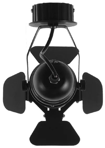 GloboStar CHICAGO 01371 Vintage Industrial Φωτιστικό Οροφής Μονόφωτο Μαύρο Μεταλλικό Μ20 x Π20 x Υ27.5cm - 01371