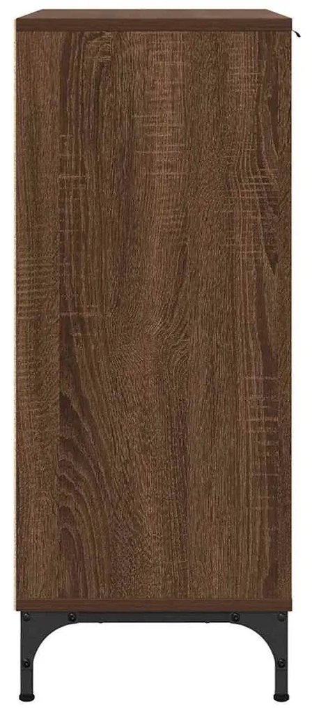 vidaXL Πλαϊνό γραφείο Καφέ δρυς 69.5 x 33 x 82 εκ. Επεξεργασμένο ξύλο
