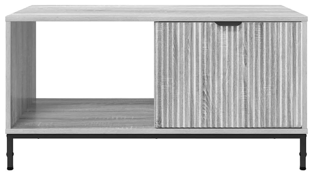 vidaXL Τραπεζάκι σαλονιού Γκρι sonoma 90 x 49 x 46 εκ.