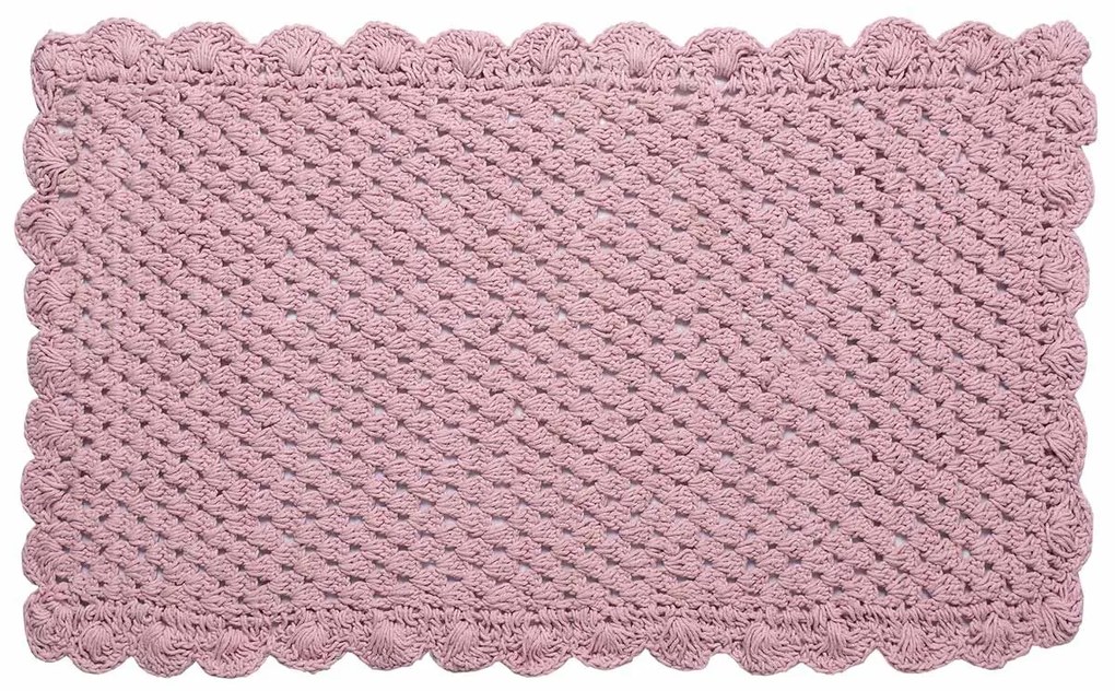 Πατάκι Μπάνιου (60x100) Silk Fashion Πλεκτό Amethyst