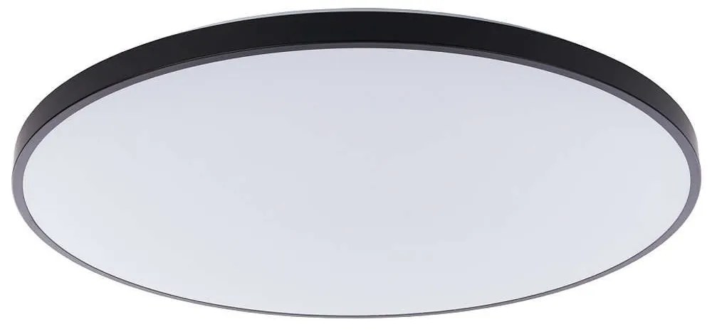 Φωτιστικό Οροφής - Πλαφονιέρα Agnes Round 8205 Led 32W 3000K Φ49cm Black Nowodvorski Metal, Plastic