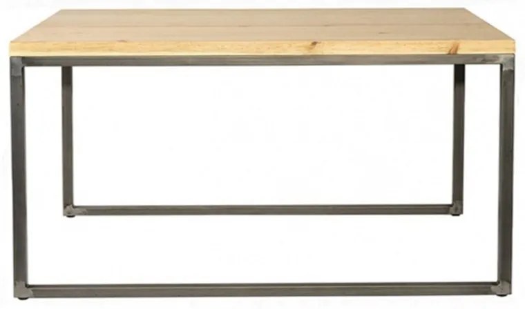 Τραπέζι Vasilio/TF 02-00-1285 120x80x76cm Anthracite-Natural