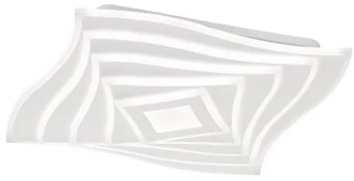 Πλαφονιέρα Φωτιστικό Οροφής Hero Λευκό 50x50 21230 Fischer Honsel-21230-Λευκό 21230