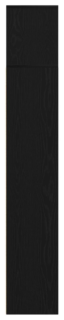 vidaXL Βιβλιοθήκες 3 τεμ Μαύρη Δρυς 36x30x143 εκ Επεξεργασμένο Ξύλο