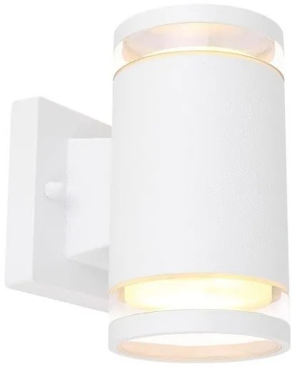 Απλίκα Φωτιστικό Τοίχου Σποτ 2xGX53 Up Down Φ10cm Alcala Globo Lighting-32063-2W-Λευκό 32063-2W