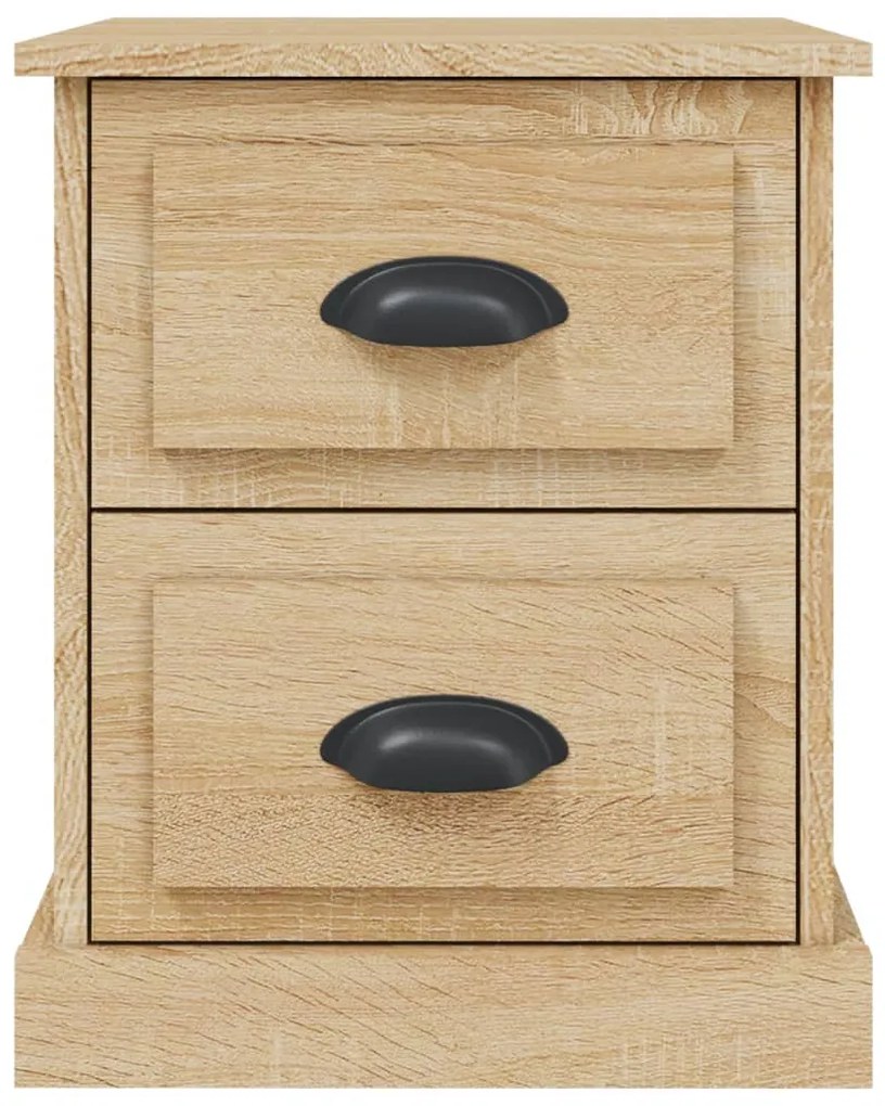 vidaXL Κομοδίνο Sonoma Δρυς 39x39x47,5 εκ. από Επεξεργασμένο Ξύλο
