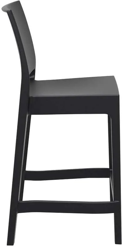 Σκαμπό Μπαρ Maya 65 Black