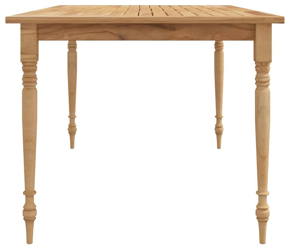 vidaXL Τραπέζι Batavia 85 x 85 x 75 εκ. από Μασίφ Ξύλο Teak