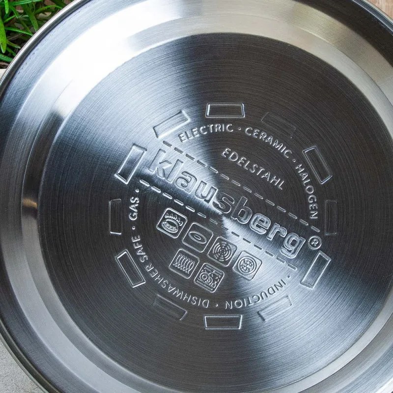 Τσαγιέρα Klausberg KB 7263, 22 cm, 3 l, Σφυρίχτρα ατμού, Επαγωγή, Μπλε