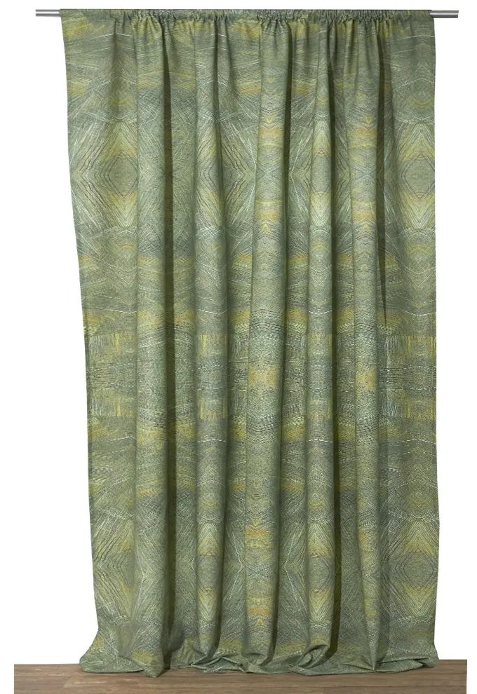 Κουρτίνα Mel Με Τρέσα Green Anna Riska 140X270cm 100% Cotton