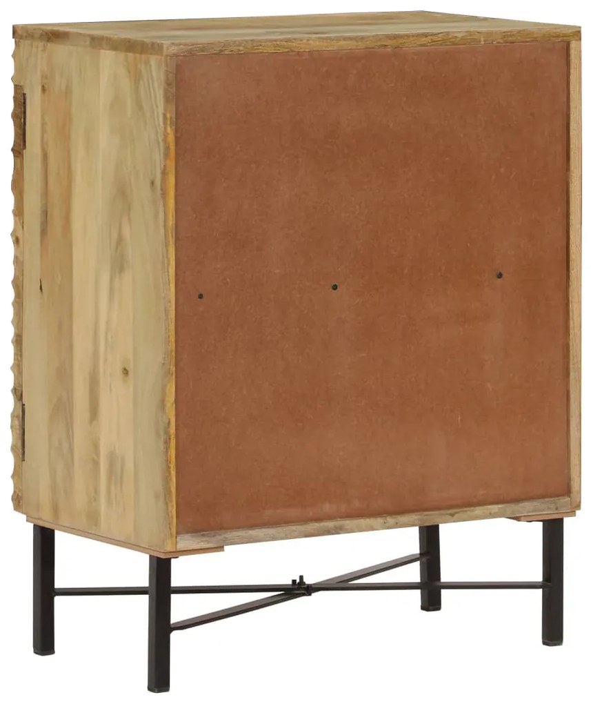 vidaXL Μπουφές 60 x 35 x 75 εκ. από Μασίφ Ξύλο Μάνγκο