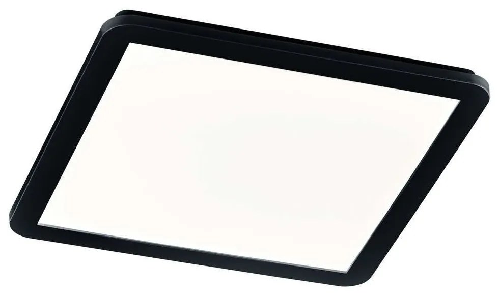 Φωτιστικό Οροφής - Πλαφονιέρα Camillus R62932032 24W Led 40x40x3cm Black Mat RL Lighting Πλαστικό