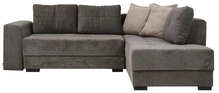 Γωνιακός Καναπές New Mona Fylliana Καφέ - Μπέζ 250x190x88 εκ. 250x190x88 εκ.
