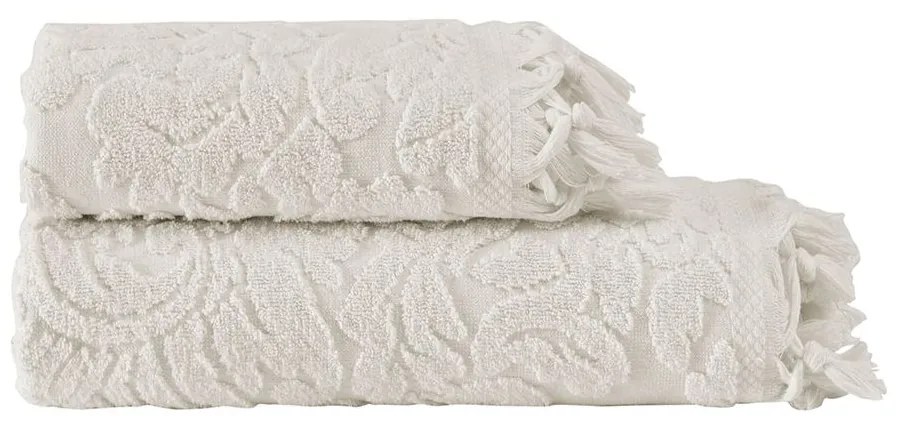 Πετσέτες Anabelle (Σετ 2τμχ) 1 Ivory Anna Riska Σετ Πετσέτες 70x140cm 100% Cotton