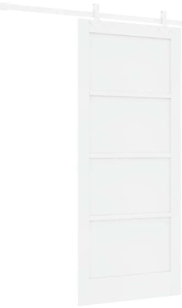 vidaXL Συρόμενη Πόρτα Λευκό 86 x 198.5 cm