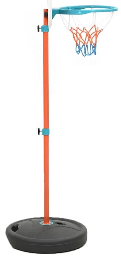 vidaXL Σετ Παιδικής Μπασκέτας Φορητή Ρυθμιζόμενη 133-160 εκ.