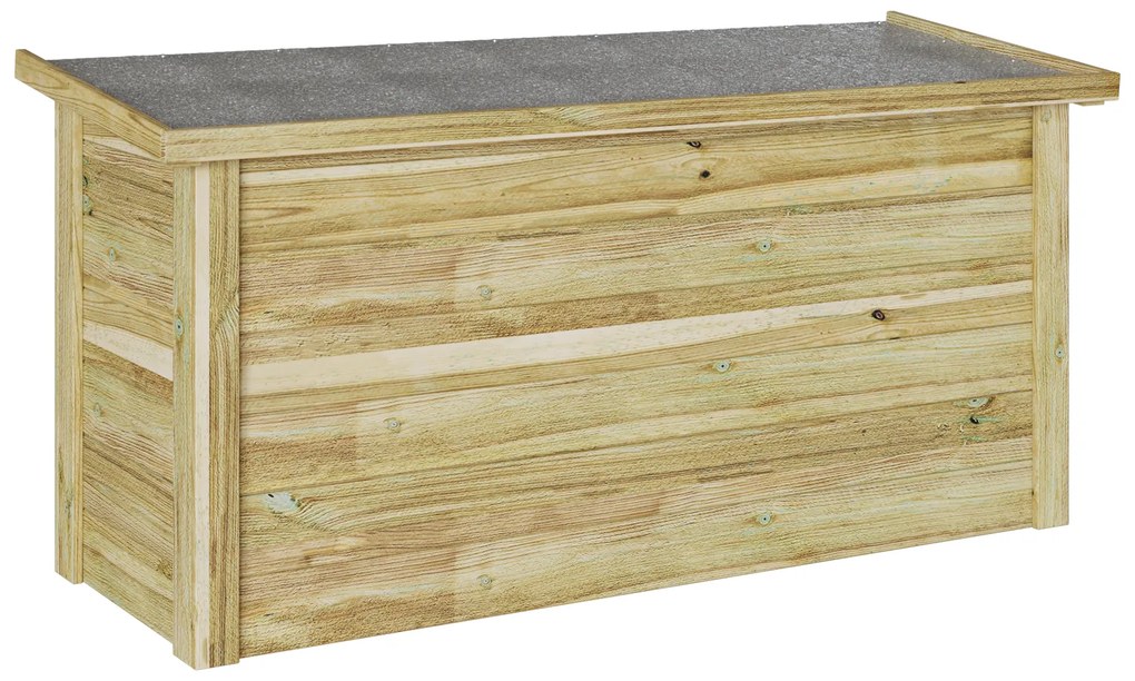 vidaXL Κουτί Αποθήκευσης 44x119x57 εκ., Ενισχυμένο Ξύλο Πεύκου