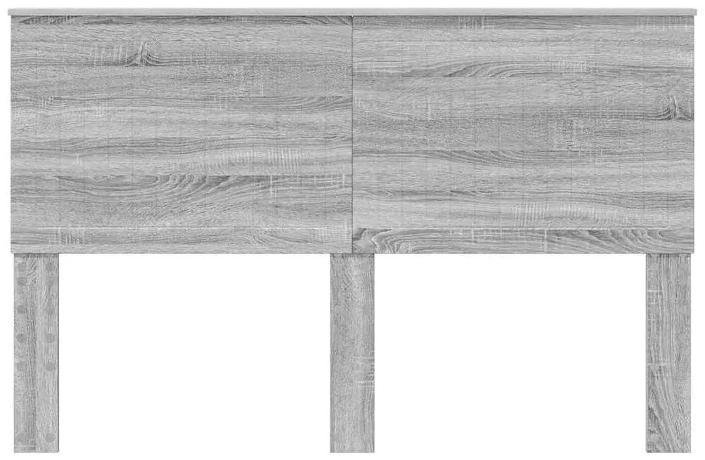 vidaXL Κεφαλάρι με κεφαλάρι Γκρίζο Σονομα 150 cm Επεξεργασμένο ξύλο