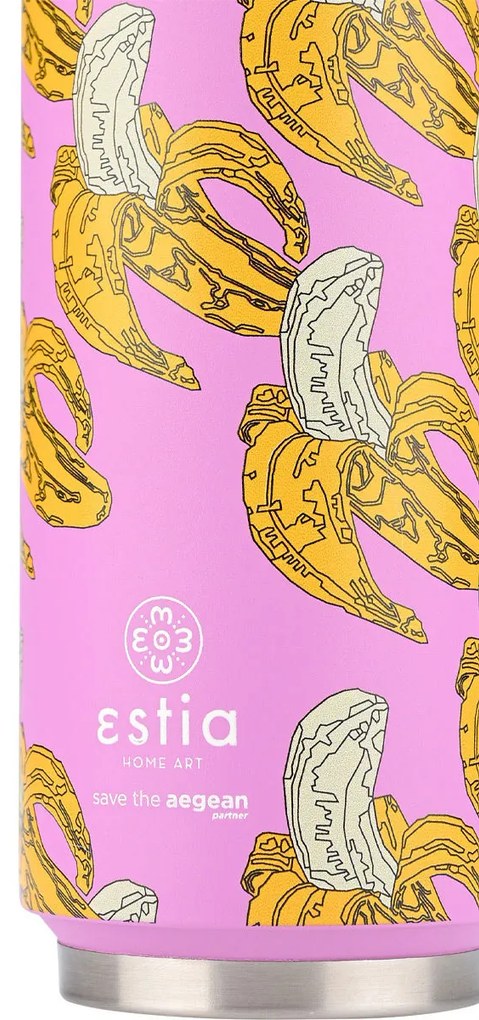 ESTIA ΘΕΡΜΟΣ TRAVEL CUP SAVE THE AEGEAN 500ml BANANA SWIRL