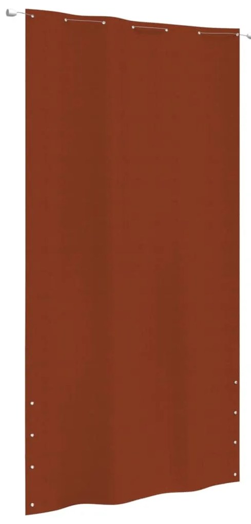 vidaXL Διαχωριστικό Βεράντας Τερακότα 140 x 240 εκ. Ύφασμα Oxford