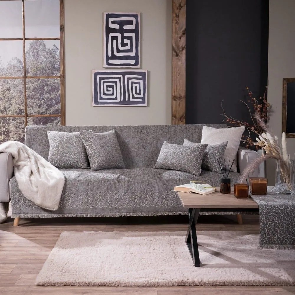 Ριχτάρι Maryland 03 Taupe Teoran Πολυθρόνα 180x150cm Βαμβάκι-Ακρυλικό