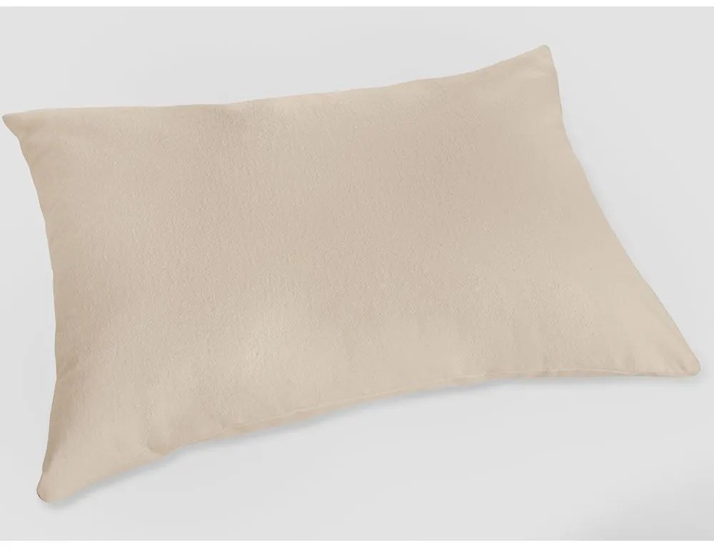 Μαξιλαροθήκη Jersey Beige La Luna 52X72 52x72cm 100% Βαμβάκι