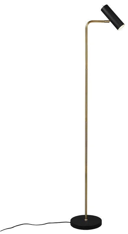 Φωτιστικό Δαπέδου Σποτ 23xH151cm 1xGU10 Brass Matt Trio Lighting Marley 412400108